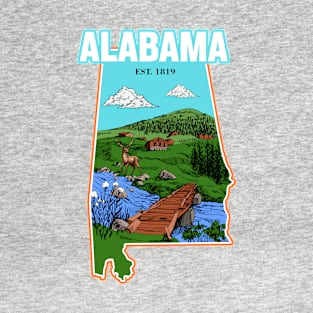 Alabama and vintage T-Shirt